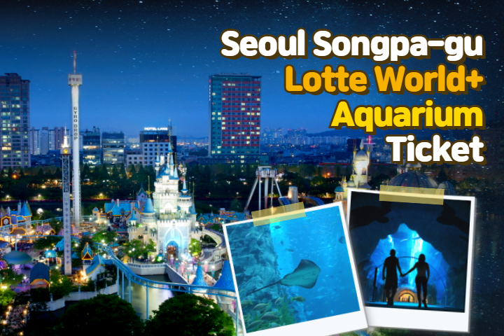 Seoul Lotte World & Aquarium Ticket