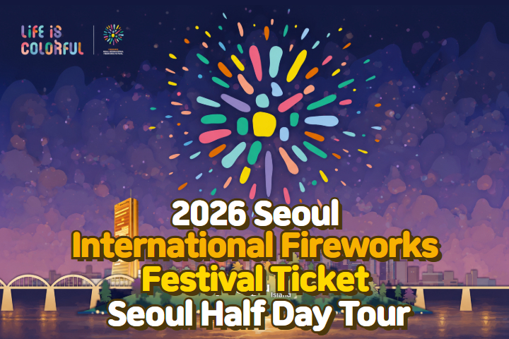 2026 Seoul International Fireworks Festival Ticket + Seoul Half Day Tour