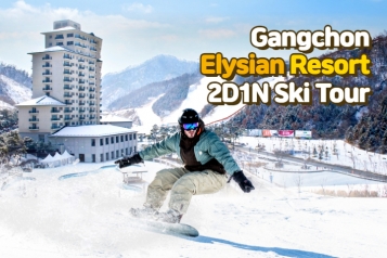 Elysian Gangchon Resort 2Days 1Night Ski Tour