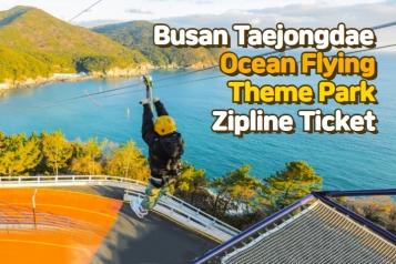 Busan Taejongdae Ocean Flying Theme Park Zipline Ticket